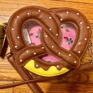 Betsey Johnson pretzel purse